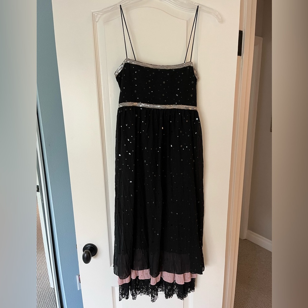 Hazel Black Dress w/ Accents Medium